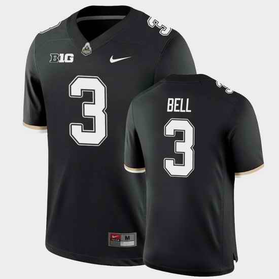 Men Purdue Boilermakers David Bell College Football Game Black Jersey